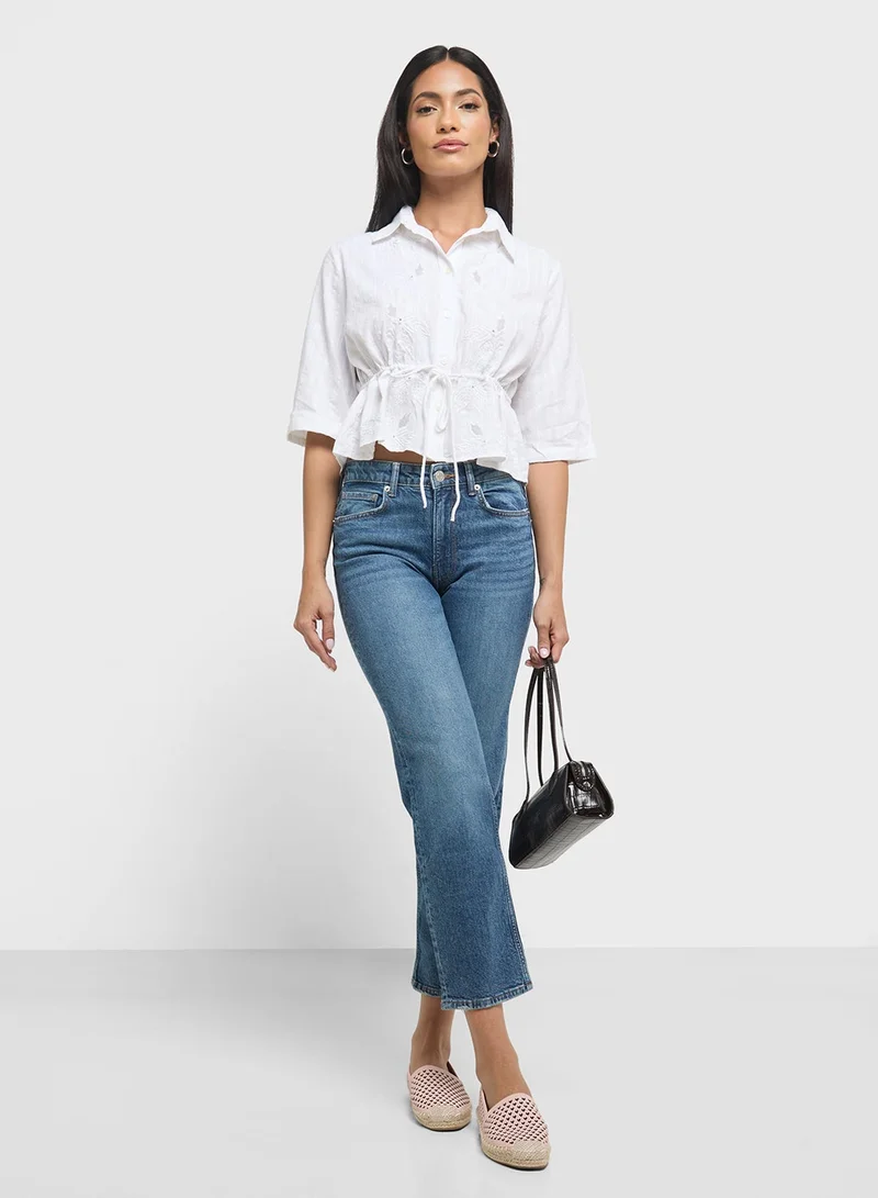 French Connection Barnet Cottom Striped Shirt