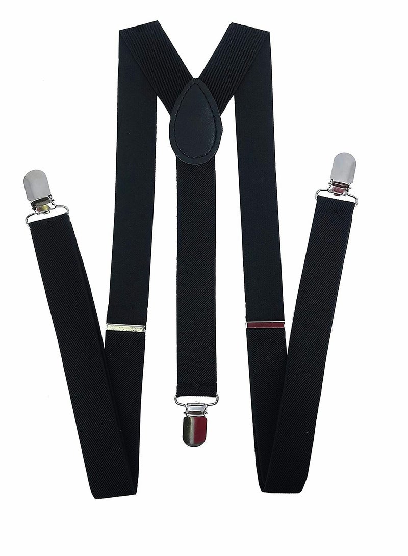 KASTWAVE Suspenders, Adjustable Elastic Y Back Style Suspenders for Men and Women With Strong Metal Clips Adjustable… - Image 1