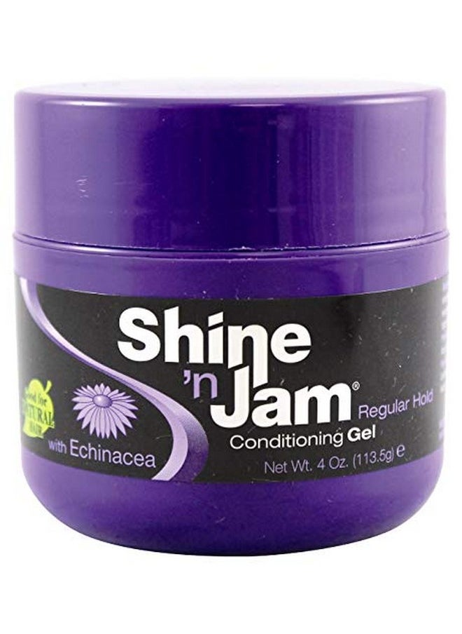 Shine 'n Jam Shine N Jam Conditioning Gel Regular Hold 4 Ounce (3 Pack)  - Image 1