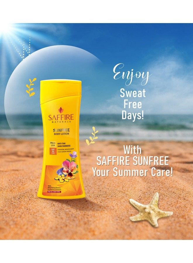 SAFFIRE Naturals Sunfree Spf 25 Pa ++ Body Lotion 300Ml - Image 3