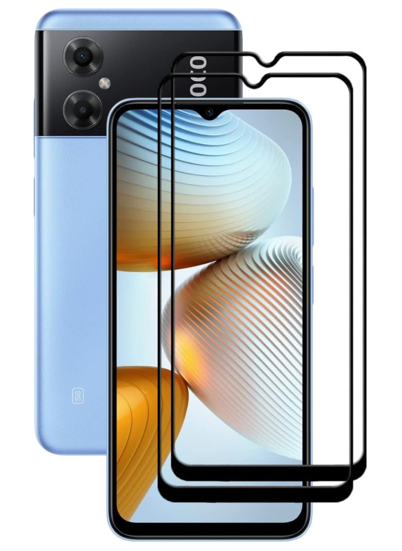 أكاليكس قطعتين، حماية شاشة،  لهاتف شاومي بوكو M4 5G، جودة ممتازة. - Image 1