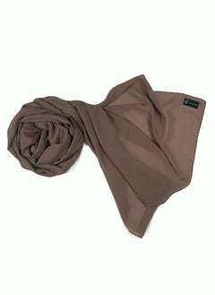 Perfectory PERFECTORY Women Lightweight Solid Chiffon Hijab Shawl Soft Premium Abaya Shawl Wrap Scarves, Long Bridal Hijab Scarf- Dim Grey  - Image 2