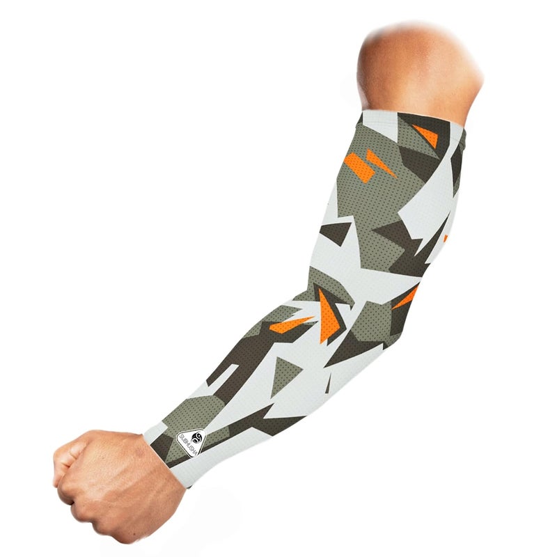 SUBHUSHA Arm Sleeve Unisex Sports Compression Sun Protection UV UPF 50 Cooling Sleeve Tattoo Cover Up Men & Women Cycling Cricket Biking Riding Golf Football Basketball & Running DP13 - Image 2