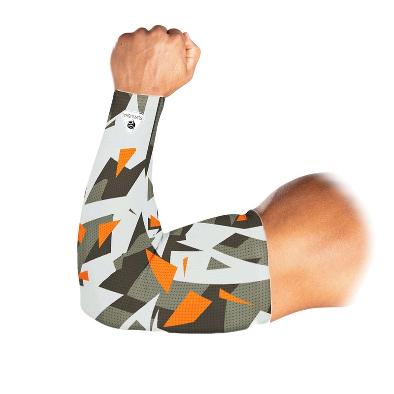 SUBHUSHA Arm Sleeve Unisex Sports Compression Sun Protection UV UPF 50 Cooling Sleeve Tattoo Cover Up Men & Women Cycling Cricket Biking Riding Golf Football Basketball & Running DP13 - Image 3