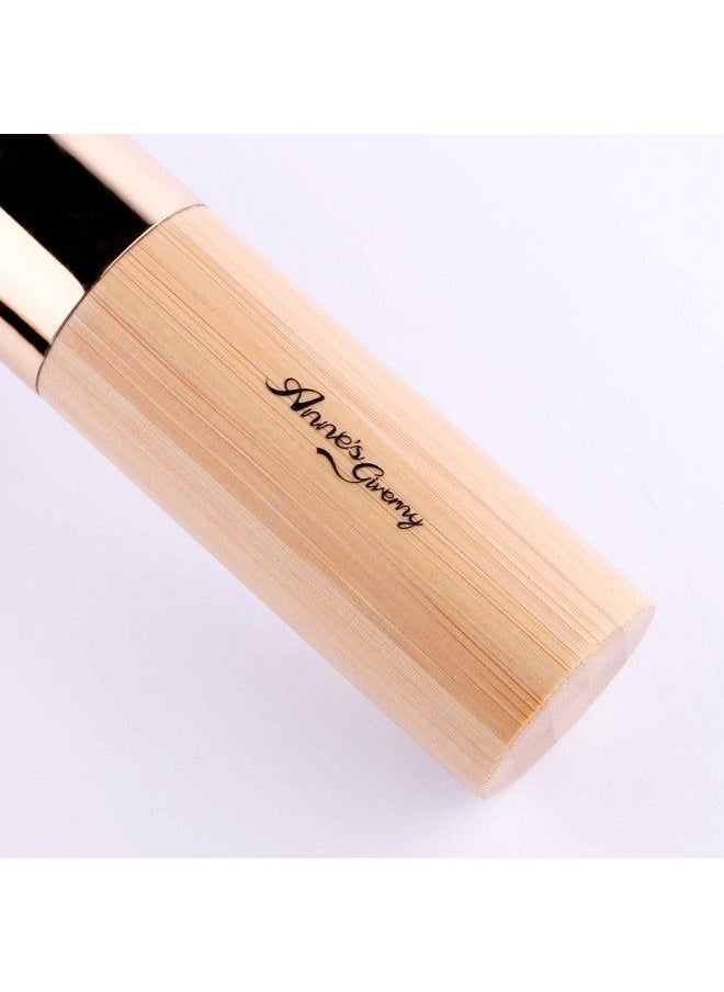 ANNE'S GIVERNY Makeup Foundation Sponge Brush Bronzer Loose Powder Blush Finish Airbrush Buffer Contour Kabuki Blender (Bamboo)  - Image 4