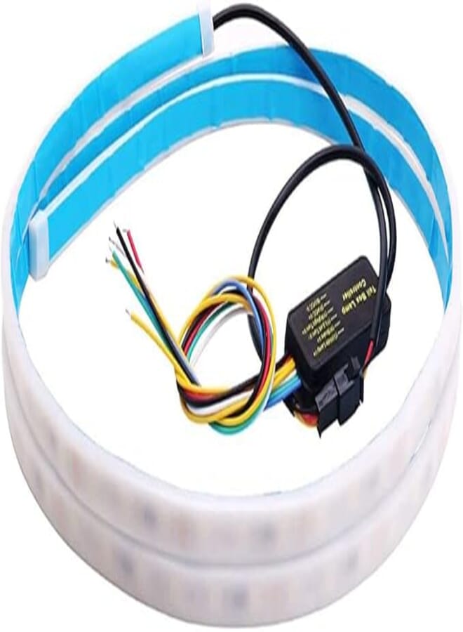 Car-Dec� Led Strip Trunk/Dicky/Boot/Tail Lights Streamer Brake Turn Signal Light (Works with All Cars)