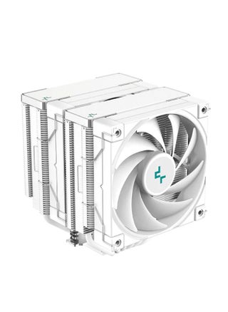 AK620 WH High-Performance CPU Cooler – Dual-Tower Heatsink with Six Copper Heat Pipes, Dense Fin Array & Dual 120mm FDB Fans for Maximum Cooling Efficiency & Silent Operation - pzsku/Z8BA692AF5711BB88FE33Z/45/1746230160/b86f7c7b-369e-48ca-aeb3-b9e8f3b9d2b7