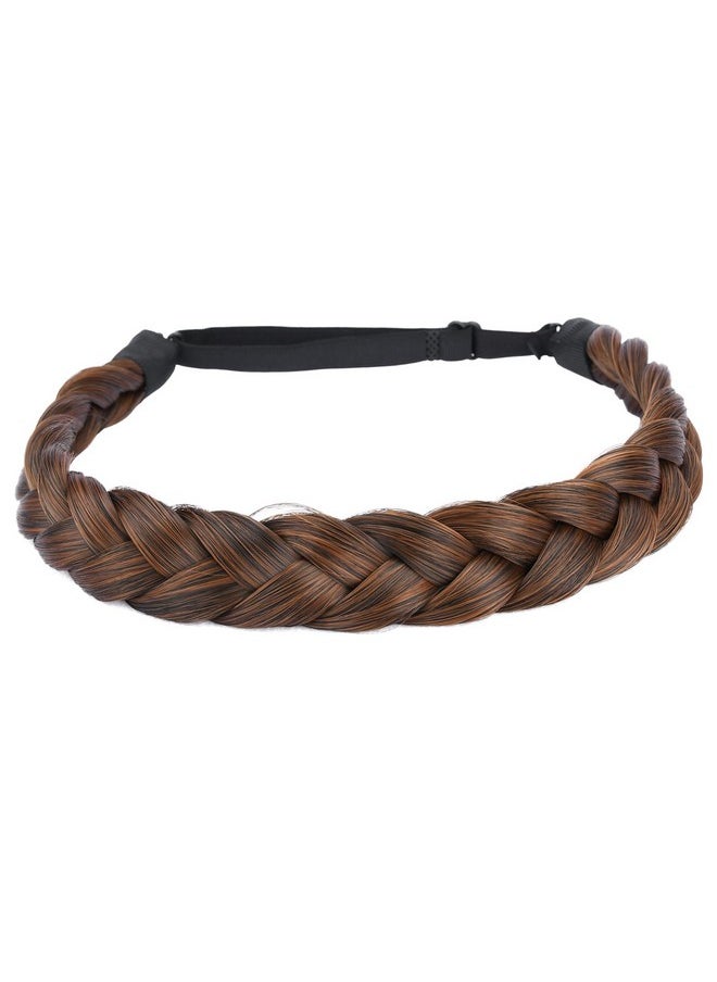 2 Strands Synthetic Hair Braided Headband Classic Chunky Plaited Braids Elastic Stretch Hairpiece For Women Girl Beauty Accessory (Auburn) - pzsku/Z8BA6BF13A135485B7AAFZ/45/_/1718616430/6716b836-2ff9-4773-940b-e07cfcdc9928