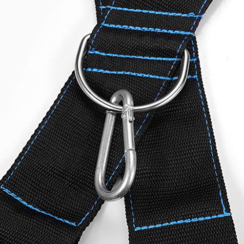 MOOCY Training Sled Harness Vest with 9' Pull Strap & 5-Point Anchor - Youth Fit (Up to 36" Girth) | Resistance Speed Training for Tire/Sled Fitness, Compatible with Bungees/Towlines - Image 3