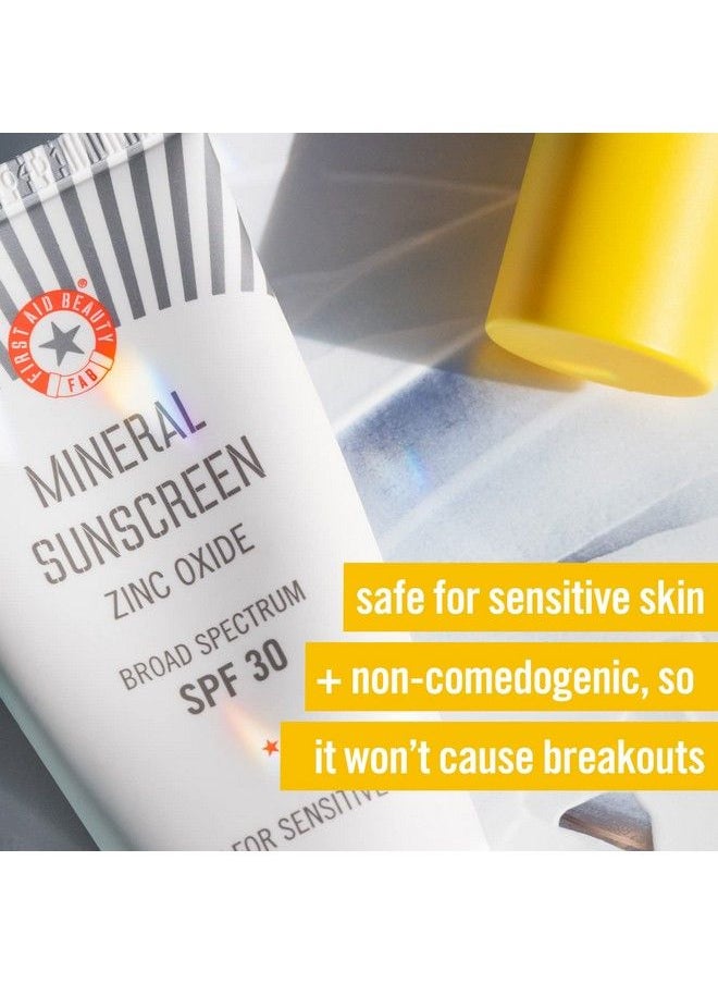 First Aid Beauty - Mineral Sunscreen Zinc Oxide Broad Spectrum Spf 30 Sun Protection With No White Cast 1.7 Oz - Image 1