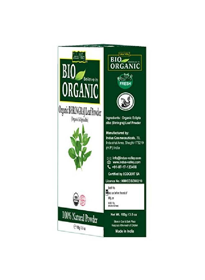 Indus Valley مسحوق البرينجراج العضوي | إكليبتا ألبا للشعر 100 جرام - Image 4