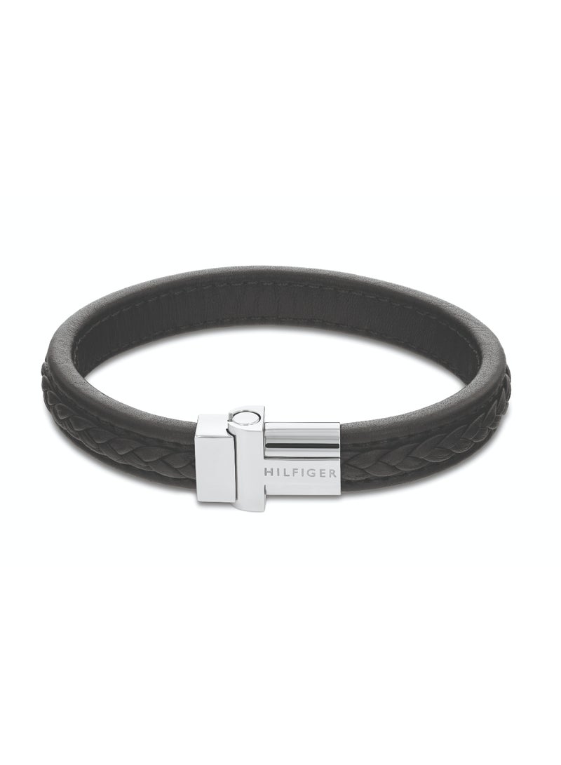 TOMMY HILFIGER سوار جلد رجالي مضفر مغناطيسي من TH JEWELRY - 2790375 - Image 1