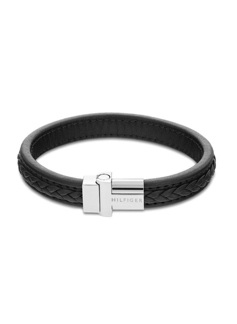 TOMMY HILFIGER سوار جلد رجالي مضفر مغناطيسي من TH JEWELRY - 2790375 - Image 3