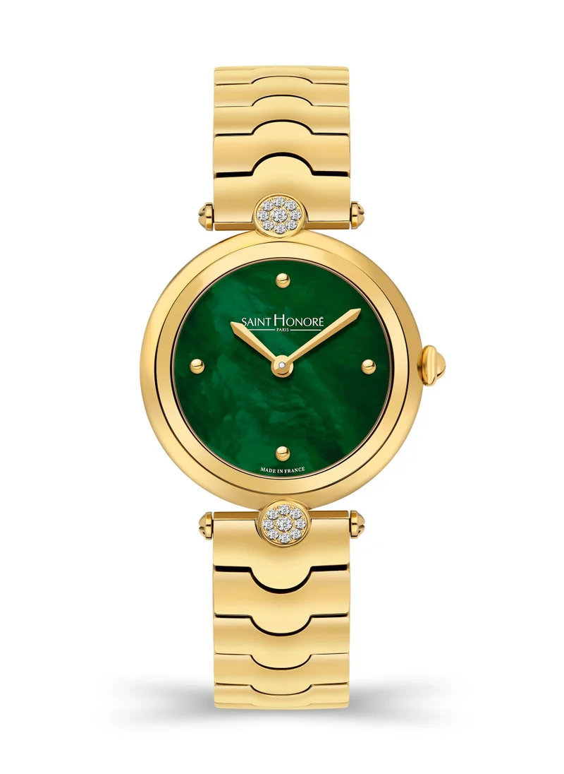 سانت هونور City of Lights Stainless Steel Analog Wrist Watch - 26 mm - Gold