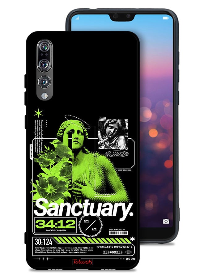 Tolwak Huawei P20 Pro Protective Case Cover Sanctuary - Image 1