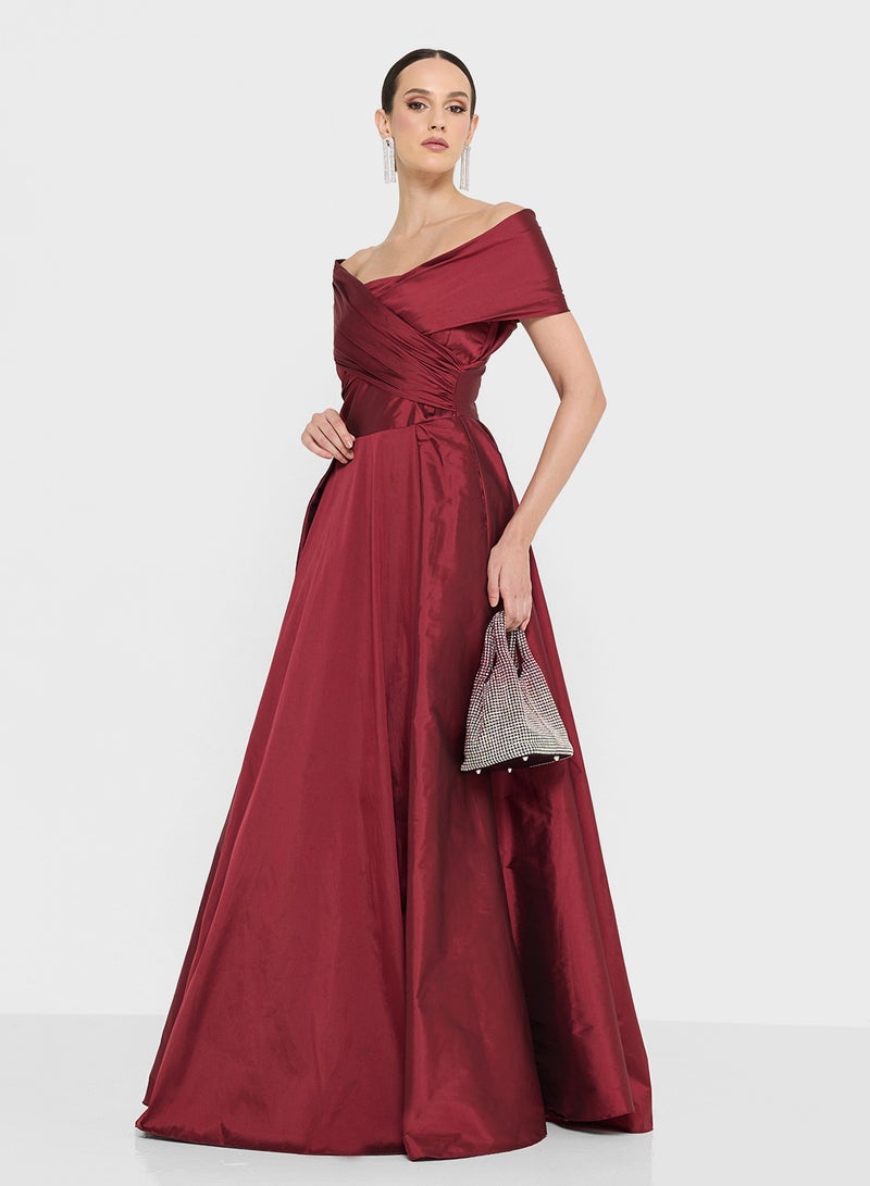 نمشي x فستان سهرة مكشوف الكتفين - Image 5