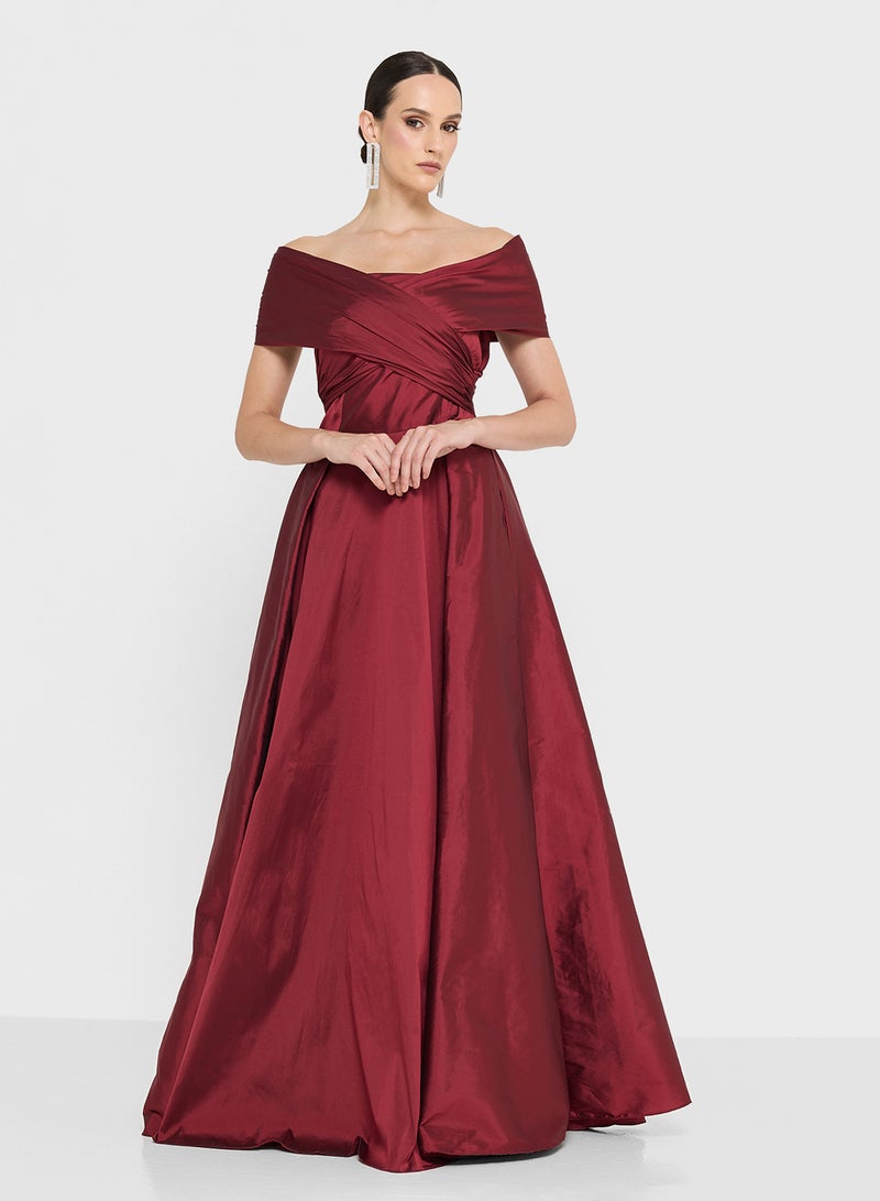 نمشي x فستان سهرة مكشوف الكتفين - Image 2