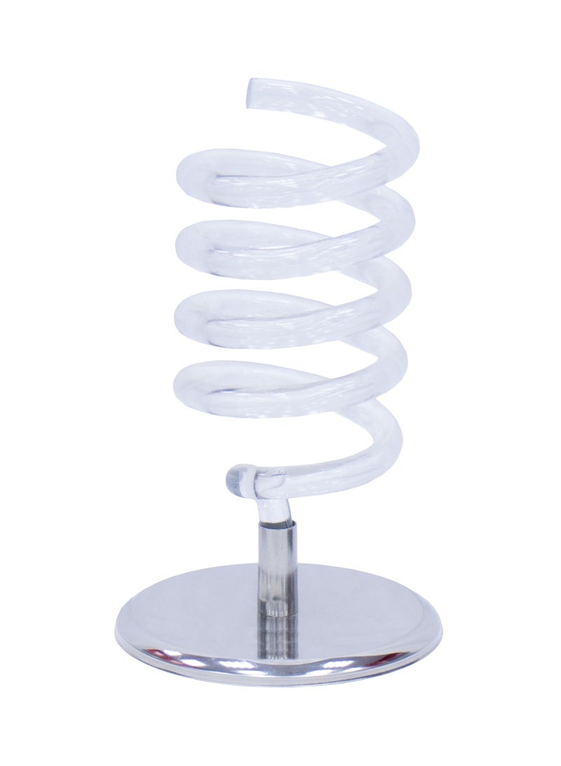 globalstar Small Transparent Steel Hair Dryer Holder D0028  - Image 1