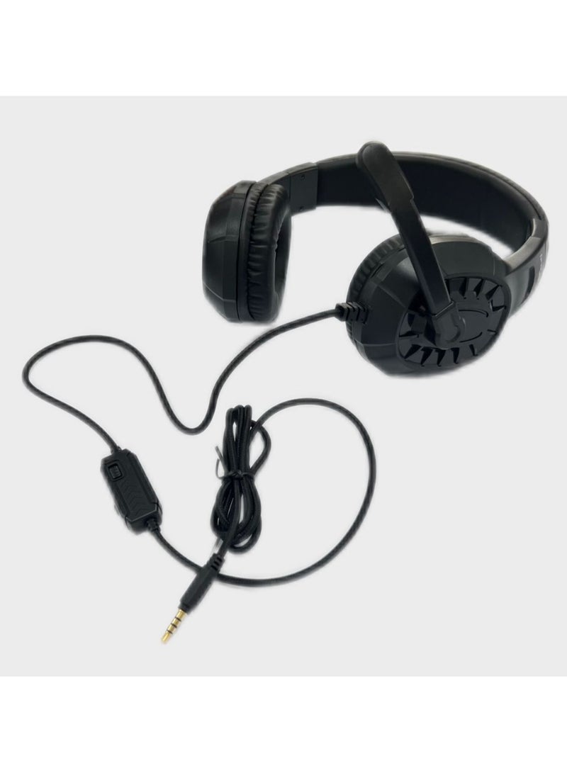 wired black color headset 202 from Pro Yard