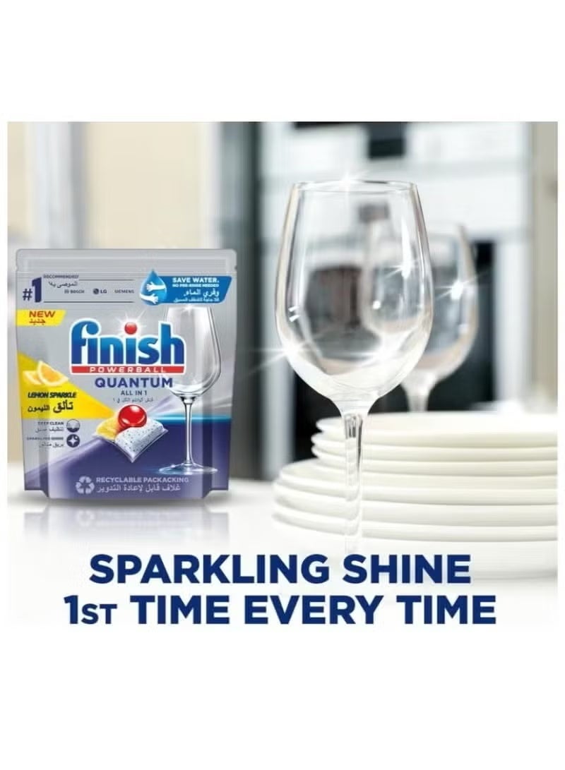 Venexx finish Powerball Quantum All In 1 Dishwashe Lemon Sparkle - Image 2