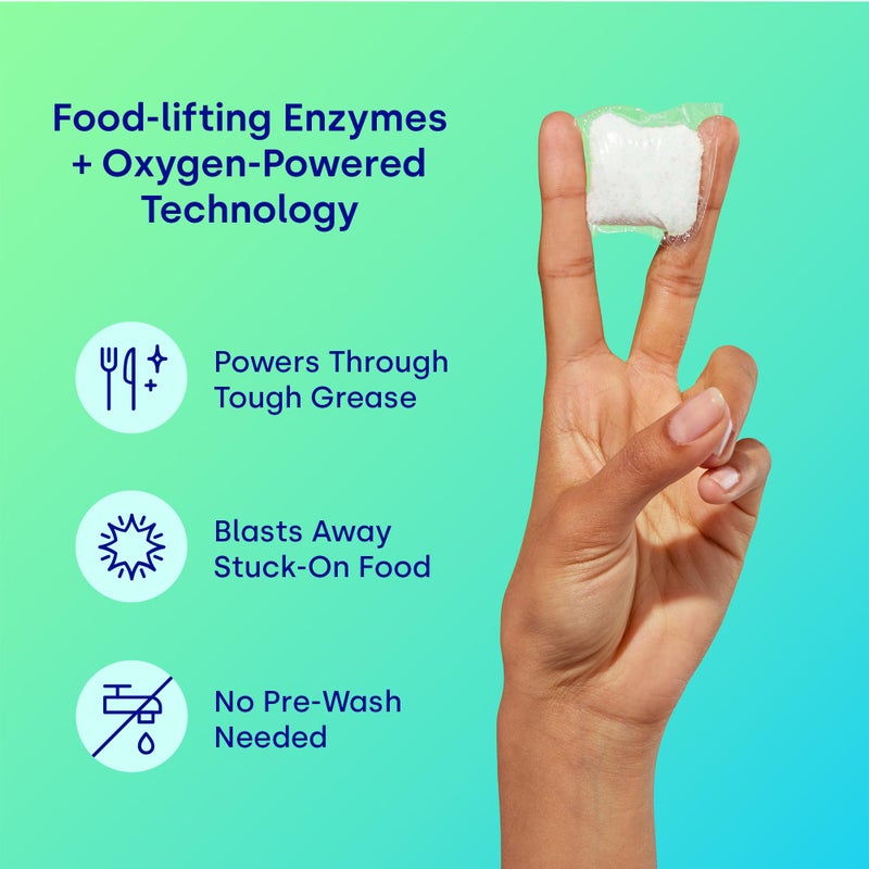Dropps UltraWash Dishwasher Pods, Lemon Citrus (120 Count) - Biobased Power Deep Clean Dishwasher Detergent Tablets for Sparkling Shiny Dishes - No Rinse Aid or Pre-Wash Needed - Dishwashing Pods - Image 3