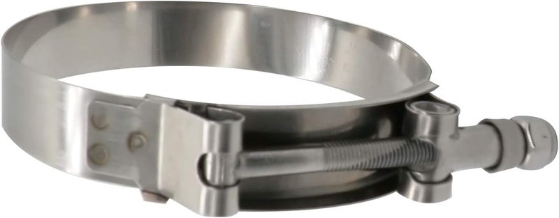 ROADFORMER مشبك خرطوم T-Bolt بحجم 148mm - 155mm - نطاق العمل 5.81" - 6.12" لخرطوم بحجم 6 بوصة، برغي من الفولاذ المقاوم للصدأ، شريط عائم من الفولاذ المقاوم للصدأ وصمولة قفل من النايلون (148mm - 155mm، عبوة من 2 قطعة) - Image 5