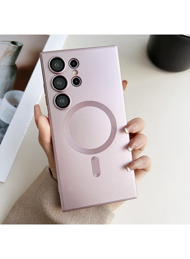 The Bros Case For Samsung Galaxy S25 Ultra 5G Metallic Paint Magsafe Liquid TPU Phone Case