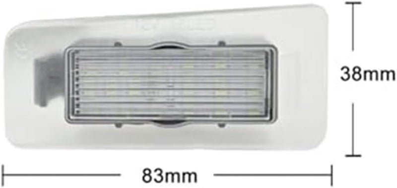 Wivplex 2Pcs White License Plate Light for Hyundai and Kia - Image 4