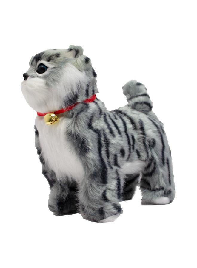 تشايلد توي تفاصيل قابلة للحمل وناعمة وواقعية للمشي على طول القطط الأليفة الإلكترونية مع جهاز تحكم عن بعد مقاس 20 × 20 سم - Image 2