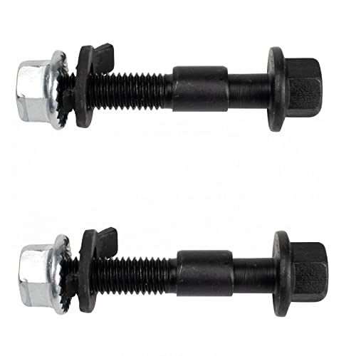 TRQ Suspension Alignment Camber Cam Bolt Kit LH Driver or RH Passenger Side Front or Rear New 12mm Pair - Image 1