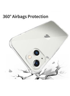 Houmt iPhone 14 Case Clear Soft Flexible TPU with 4 Corners Bumper Anti Scratch Shockproof Protective Cover 6.1 Inch  - Image 3