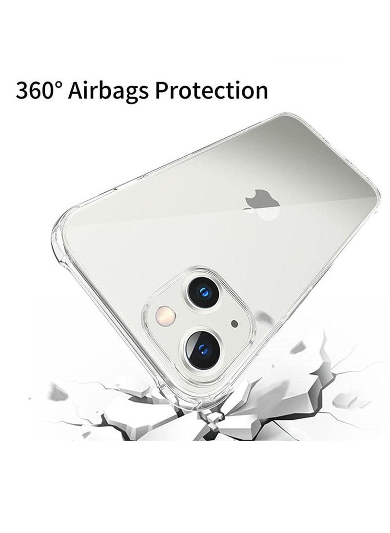 Houmt iPhone 14 Case Clear Transparent Soft Flexible Bumper TPU Anti Scratch Shockproof Protective Phone Cover for iPhone 14 6.1 Inch - Image 3