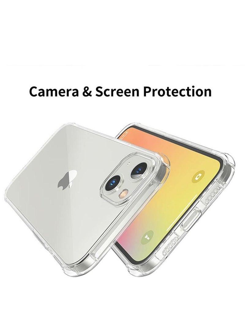 Houmt iPhone 14 Case Clear Transparent Soft Flexible Bumper TPU Anti Scratch Shockproof Protective Phone Cover for iPhone 14 6.1 Inch - Image 2
