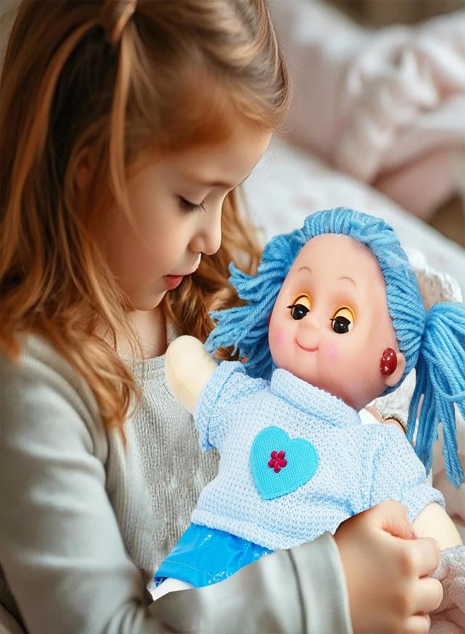 VGRASSP Beautiful Fluffy Smiling Wool Doll Toy for Girls with Lights and Music - Soft and Cute - 36 cms - Multicolor - Image 2