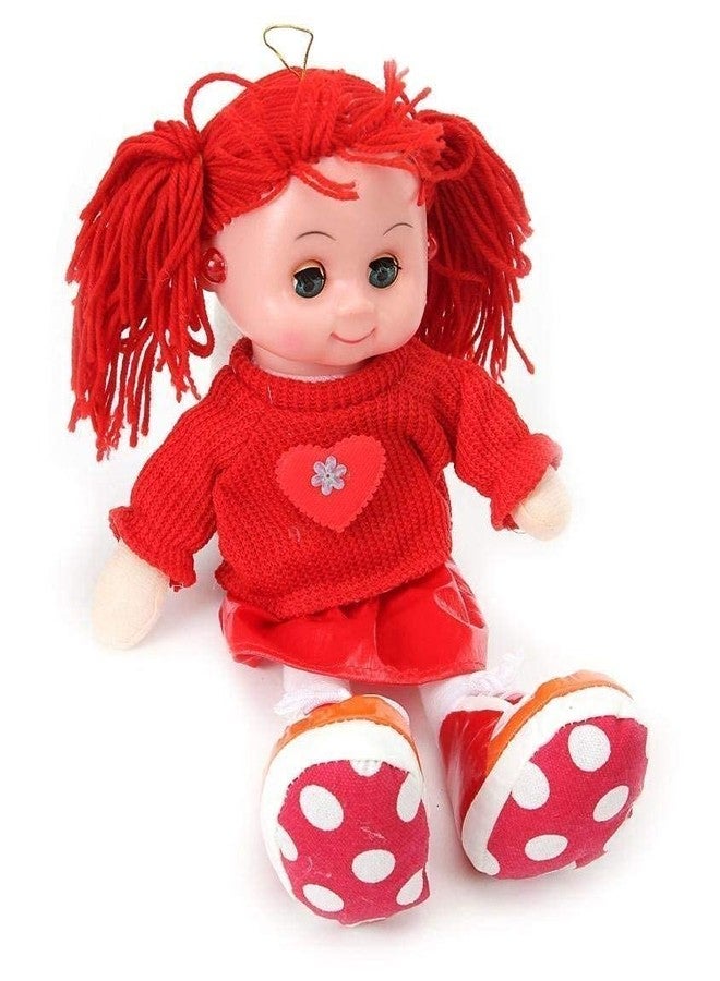 VGRASSP Beautiful Fluffy Smiling Wool Doll Toy for Girls with Lights and Music - Soft and Cute - 36 cms - Multicolor - Image 5