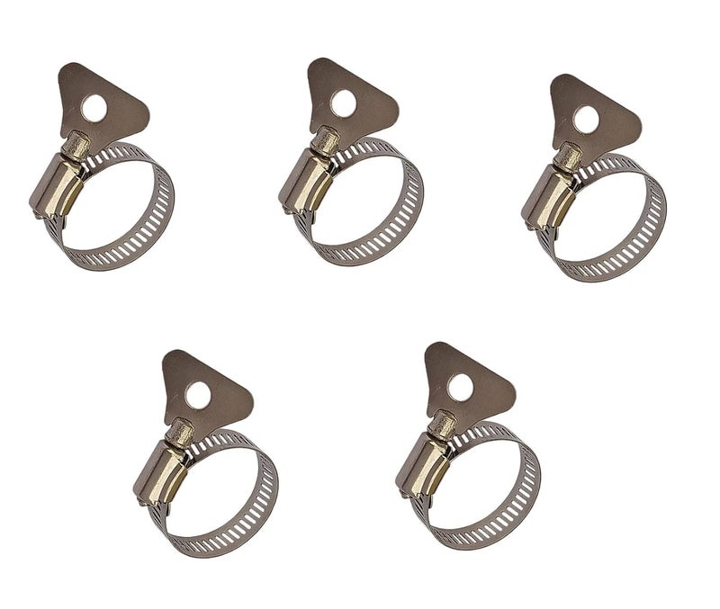 ES EKSAFAR ESEKSAFAR Adjustable Butterfly Hose Clamp Set (1 inch 5pc Clamp) - Image 1