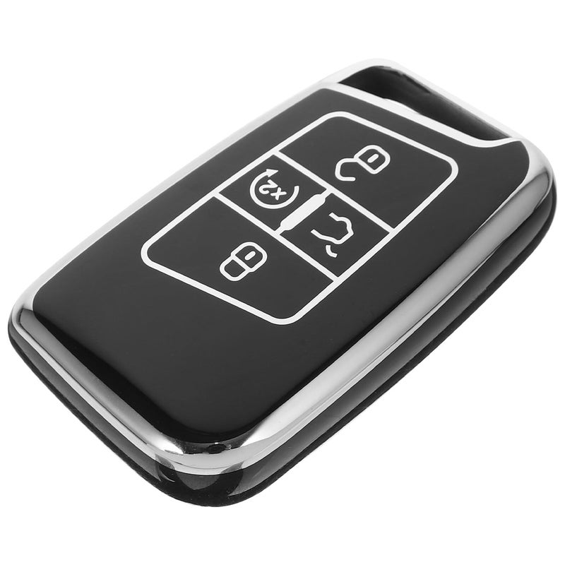 5 Button Black TPU Car Key Fob Cover Case Protective Shell Holder Automotive Accessories - Image 2
