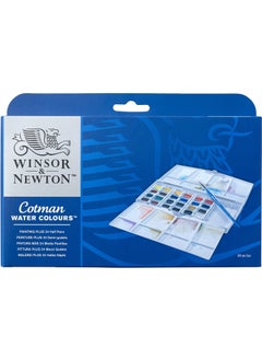 Winsor Newton Cotman Watercolor Plus Painting Set (With Tablet) 