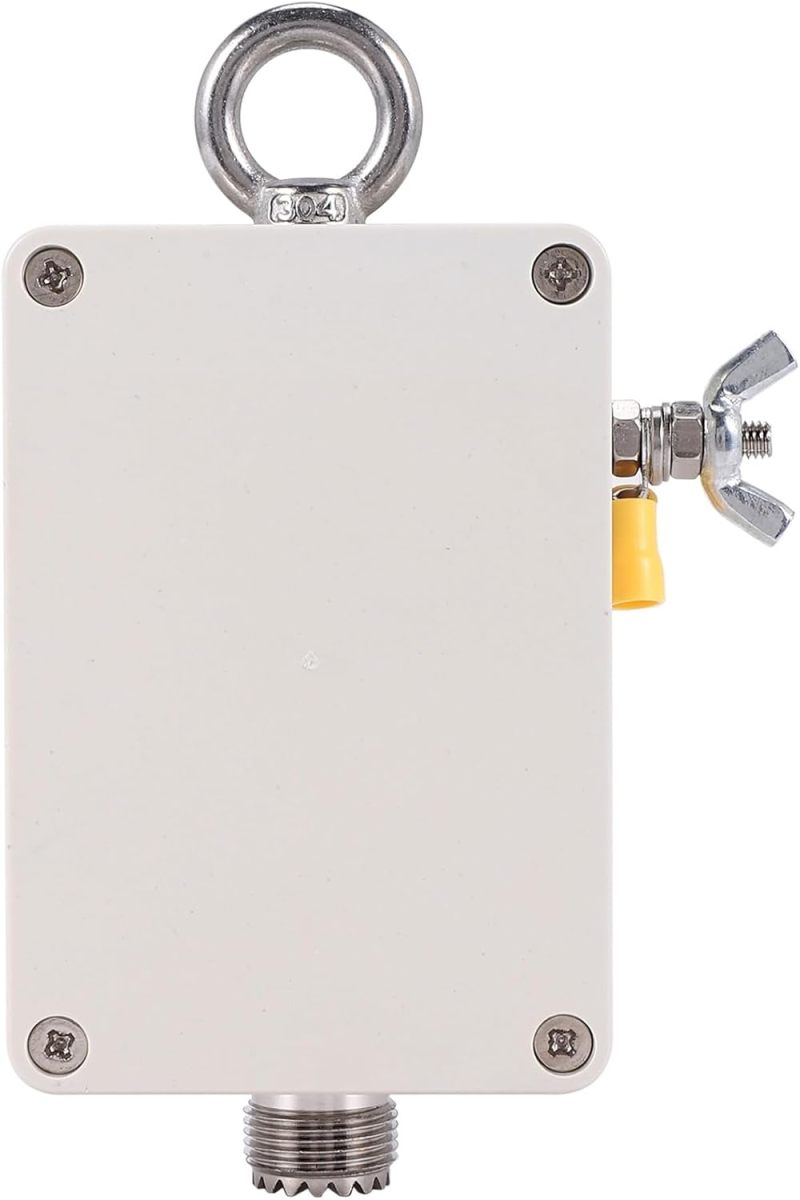 HF Balun: 100W 49:1 Impedance Ratio - Quad-Band 5-35MHz Compact Grey Construction for HAM Radio Shortwave Antenna Setups - Image 2