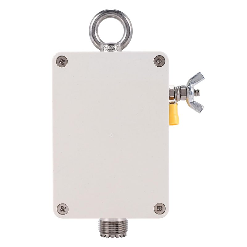 HF Balun: 100W 49:1 Impedance Ratio - Quad-Band 5-35MHz Compact Grey Construction for HAM Radio Shortwave Antenna Setups - Image 1