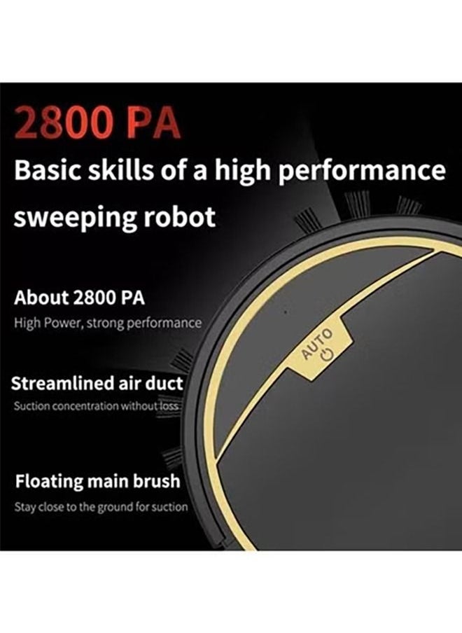 Arabest - Household Sweeping Robot, Intelligent Route Planning, Hexagonal Gyroscope Navigation, Cleaning and Wet Mopping, Multi-map Storage, Customized Cleaning Mode, Suitable for Wooden Floor/Tile Cleaning - Image 1
