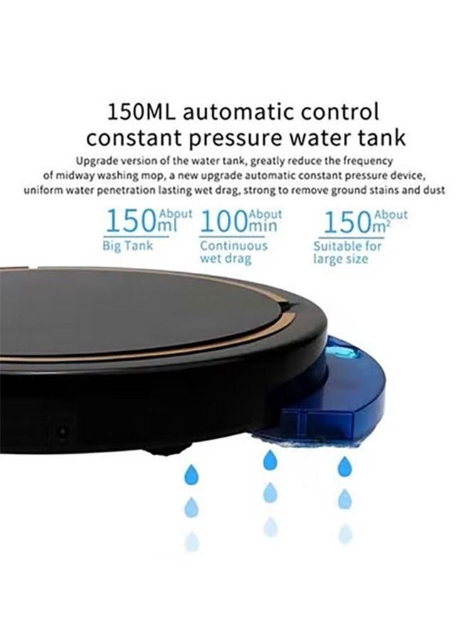Arabest - Household Sweeping Robot, Intelligent Route Planning, Hexagonal Gyroscope Navigation, Cleaning and Wet Mopping, Multi-map Storage, Customized Cleaning Mode, Suitable for Wooden Floor/Tile Cleaning - Image 1
