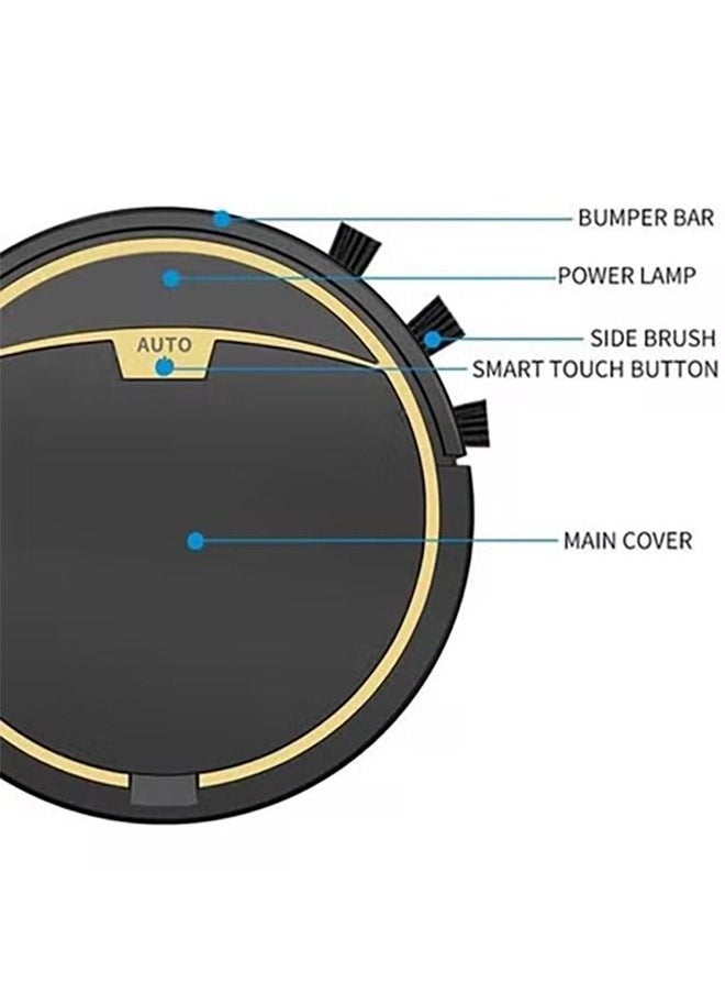 Arabest - Household Sweeping Robot, Intelligent Route Planning, Hexagonal Gyroscope Navigation, Cleaning and Wet Mopping, Multi-map Storage, Customized Cleaning Mode, Suitable for Wooden Floor/Tile Cleaning - Image 1