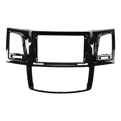 ModishOmbre Modorwy ABS300 Plastic Material 9 inch Toyota Car Stereo Frame with Wiring Suitable for Base Model Toyota Fortuner 2008-2015 - Image 1