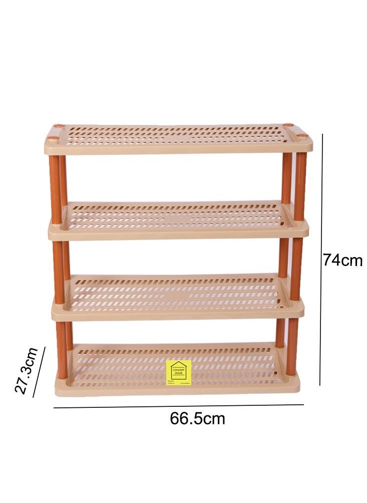 4-Tier Shoe Rack Organizer Brown 66.5x27.3x74 cm - pzsku/Z8BA81F6FA038ECF8A209Z/45/_/1649076480/001a7201-5efa-4d81-b38e-b2f6183cf4a4