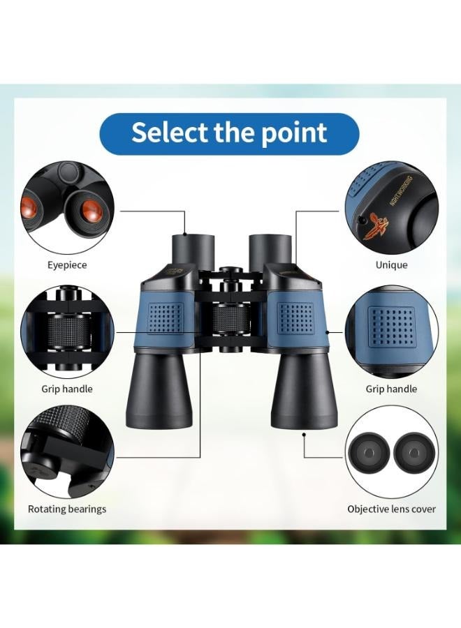 Generic HD Professional 60x60 Day/Night Vision Binoculars Telescope Stargazing Football Sightseeing with Carrying Bag - Image 3