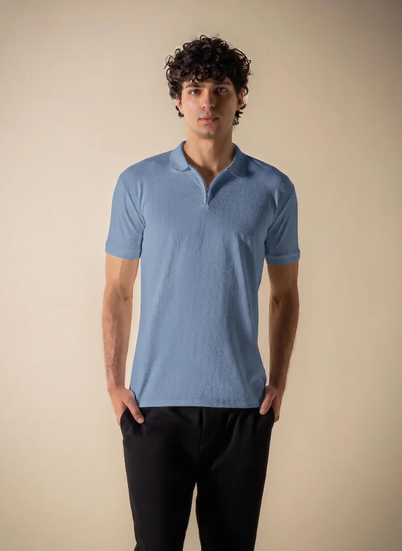 شايبس SLIM TEXTURED POLO SHIRT