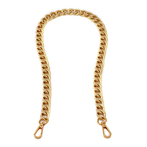 Xiazw Medium Size Fabulous Metal Shoulder Crossbody Purse Strap Replacement Bag Chain Accessories (26‘’, Antique Gold) - Image 1