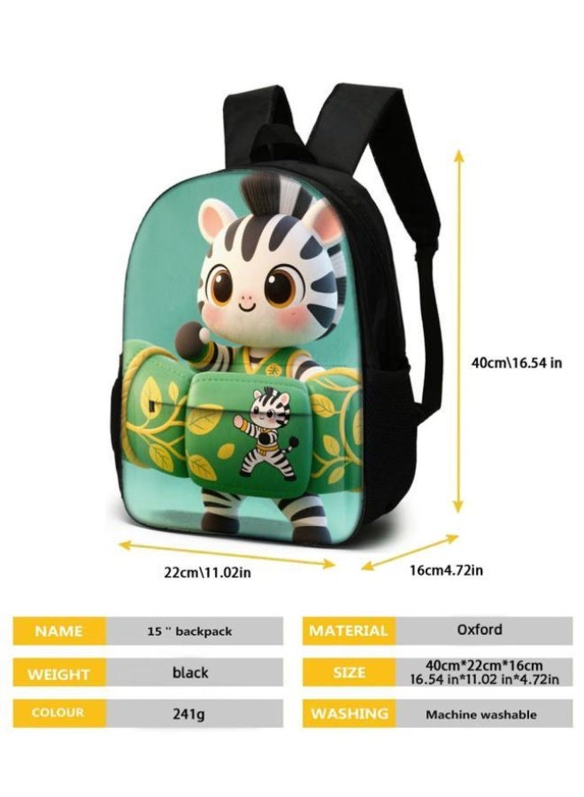 Bright Li Fire Unlock the new fashion of childish fun! Three-piece set of bags, cartoon elements for children and teenagers (students, children, friends' outings, mountain climbing, schooling, etc. can be used) - 82 - Image 5