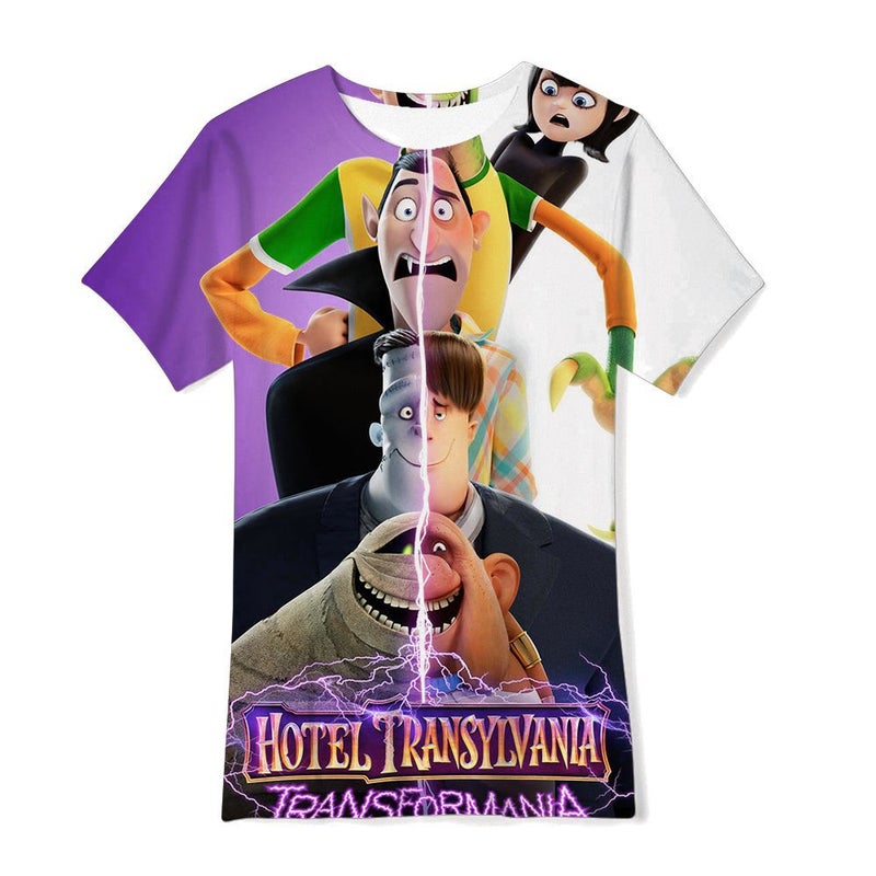 3D Digital Printing Boys And Girls T-Shirts American Drama Anime El Casual Fashion Short-Sleeved Shirts - Image 5